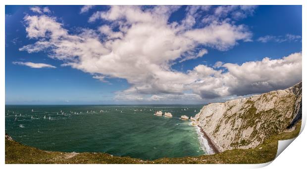 Round The Island 2016 Panorama Print by Wight Landscapes