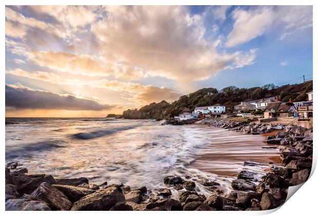 Steephill Cove Ventnor Print by Wight Landscapes
