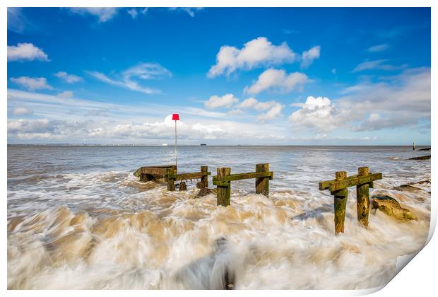 Seaview Seafront Print by Wight Landscapes