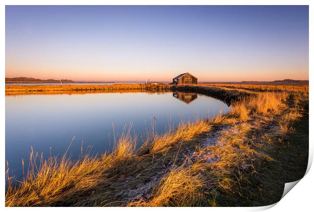 Dawn At Newtown Creek Print by Wight Landscapes