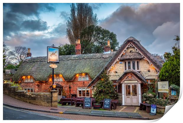 The Crab Inn Shanklin Print by Wight Landscapes