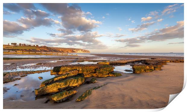 Yaverland Beach Isle Of Wight Print by Wight Landscapes