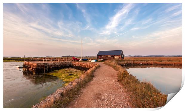 Newtown Quay Isle Of Wight Print by Wight Landscapes