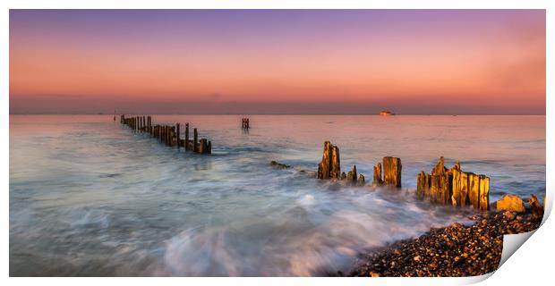 Bembridge Harbour Isle Of Wight Print by Wight Landscapes