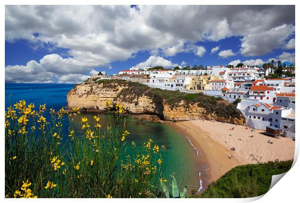 Carvoeiro Algarve Portugal Print by Wight Landscapes