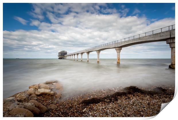 Bembridge Lifeboat Station Isle Of Wight Print by Wight Landscapes