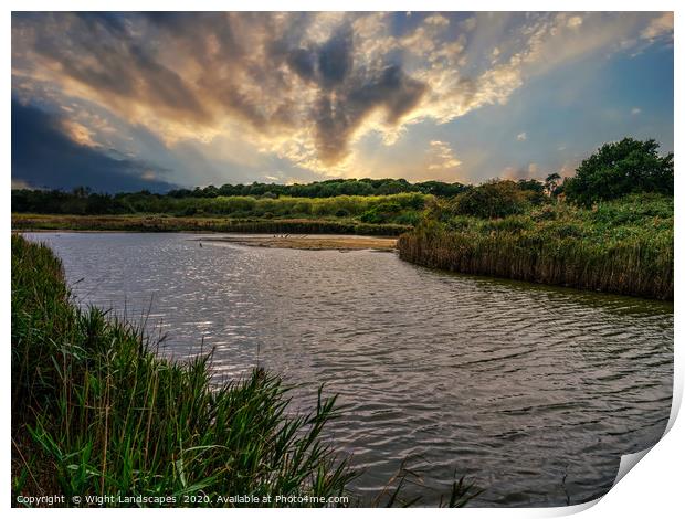 Hersey Nature Reserve IOW Print by Wight Landscapes