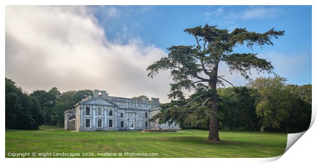 Appuldurcombe House Isle Of Wight Print by Wight Landscapes