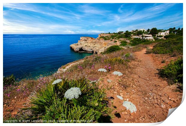 Carvoeiro Vale do Covo Print by Wight Landscapes
