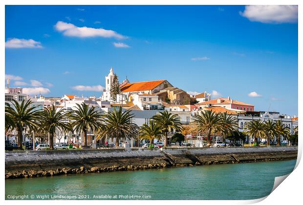 Lagos Algarve Portugal Print by Wight Landscapes