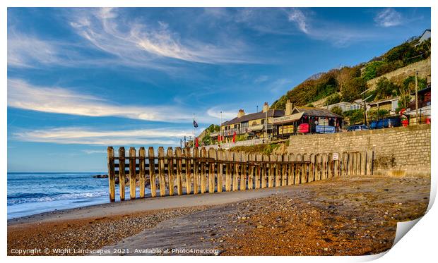 Spyglass Inn Ventnor Isle Of Wight Print by Wight Landscapes
