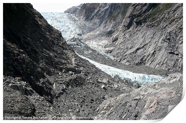 A Glacier Print by Sandra Buchanan