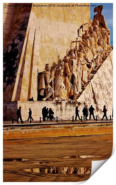 Monument to the Discoveries (Padrão dos Descobrime Print by Sandra Buchanan