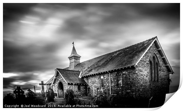 The Old Church Llandrindod Wells Print by Joel Woodward