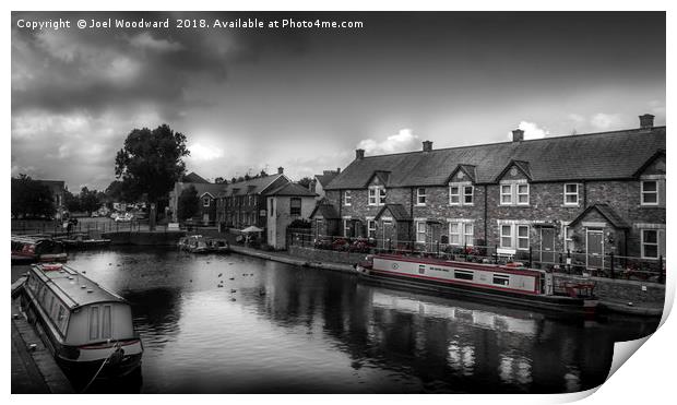 Brecon & Monmouth canal Print by Joel Woodward