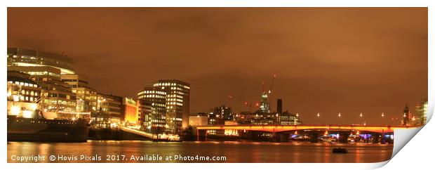 Thames Print by Dave Burden