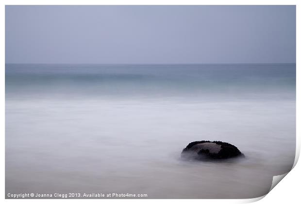 Beach Rock Print by Joanna Clegg