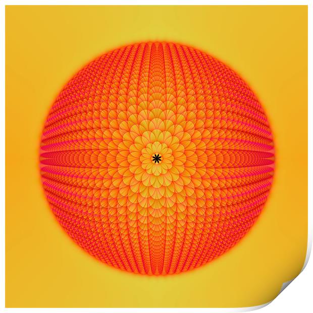 Citrus Sphere Print by Colin Forrest