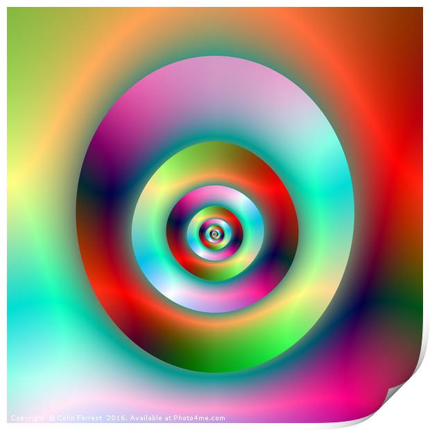 Torus Without and Within the Hole Print by Colin Forrest