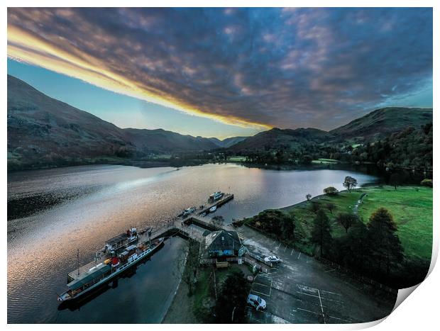 Glenridding Sunrise Print by Dave Hudspeth Landscape Photography