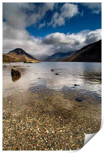 Wastwater, Cumbria Print by Dave Hudspeth Landscape Photography