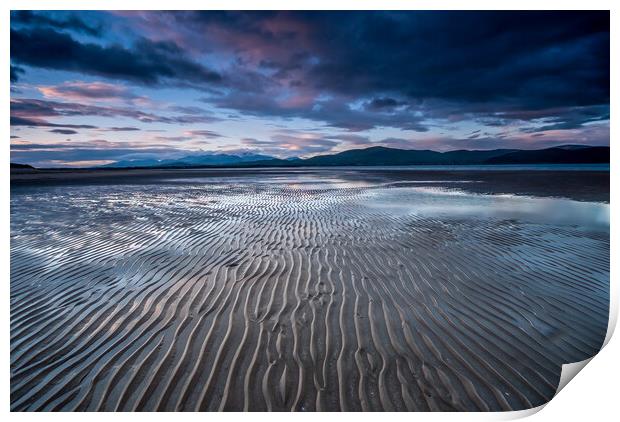Inch beach towards Co Kerry Print by Dave Hudspeth Landscape Photography