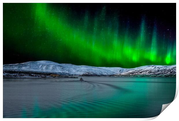 The Northern Lights of Norway Print by Dave Hudspeth Landscape Photography