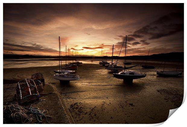 Beadnall Harbour Print by Dave Hudspeth Landscape Photography