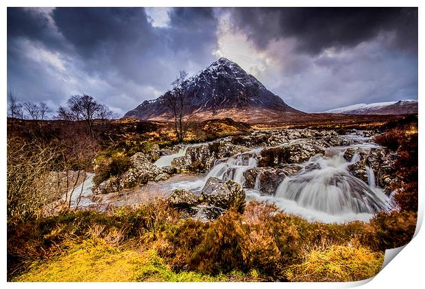 Glen Coe, Scotland Print by Dave Hudspeth Landscape Photography