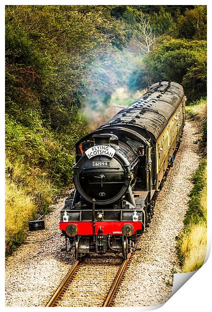 The Flying Scotsman Print by Dave Hudspeth Landscape Photography