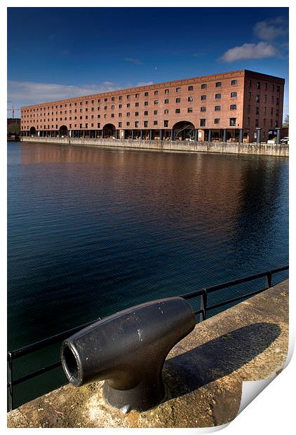  Albert Dock, Liverpool Print by Dave Hudspeth Landscape Photography