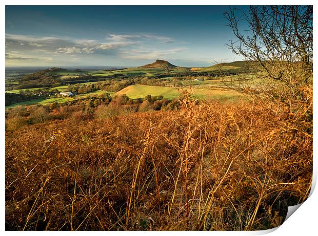  Roseberry Topping Print by Dave Hudspeth Landscape Photography