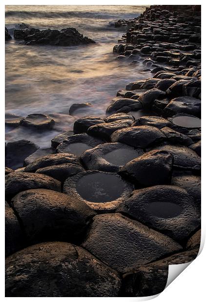  The Giants Causeway Print by Dave Hudspeth Landscape Photography
