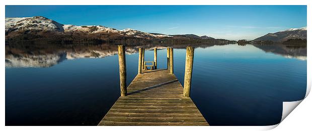 Derwentwater Panoramic Print by Dave Hudspeth Landscape Photography