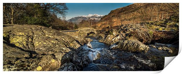 Ashness Bridge Panoramic Print by Dave Hudspeth Landscape Photography