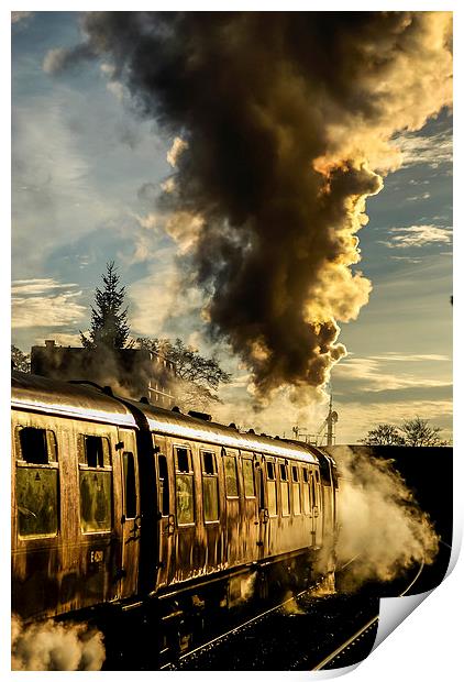 Steaming Ahead  Print by Dave Hudspeth Landscape Photography
