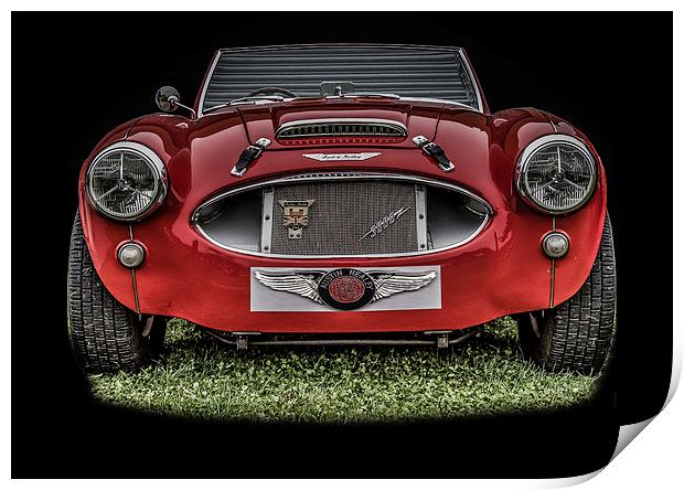 The Classic Austin Healy Print by Dave Hudspeth Landscape Photography