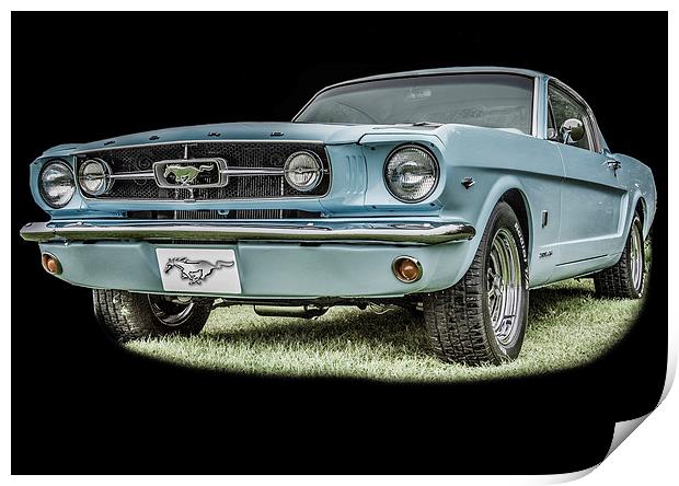 The Classic Ford Mustang Print by Dave Hudspeth Landscape Photography