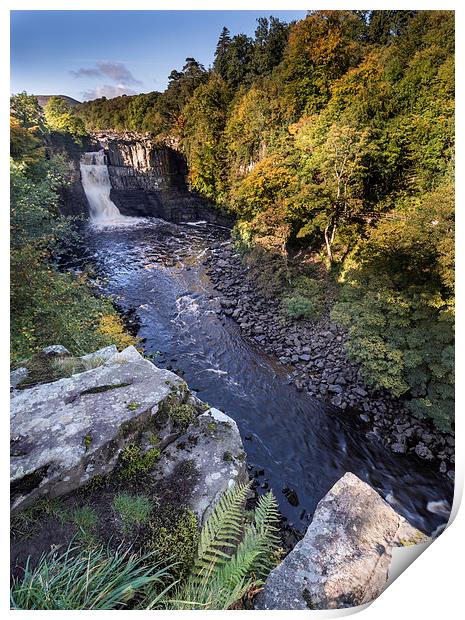 High Force Waterfall Print by Dave Hudspeth Landscape Photography