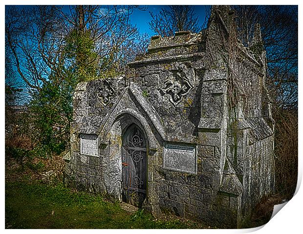 The Old Graveyard Print by Ian Johnston  LRPS