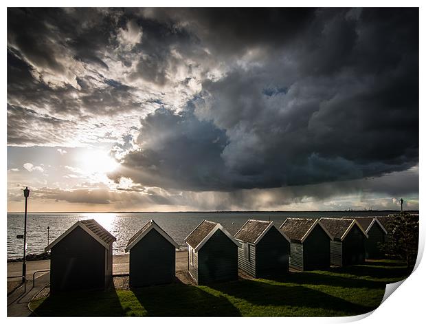 Watching the Approaching Storm Print by Ian Johnston  LRPS
