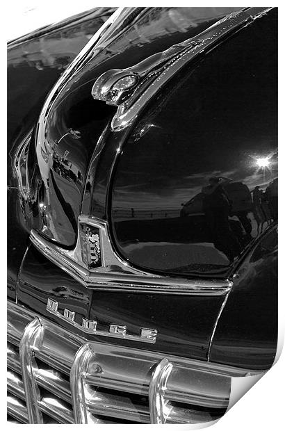 1947 Dodge D24 Print by iphone Heaven