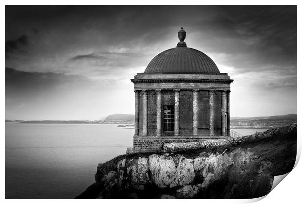 Mussenden Temple Print by Anne Whiteside