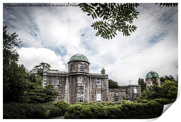  Armagh Observatory Print by Anne Whiteside