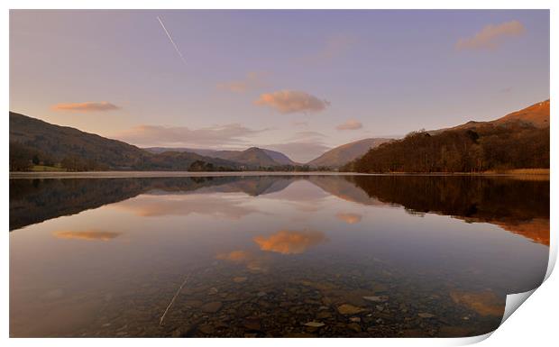 The Lake District: Grasmere Symmertry Print by Rob Parsons