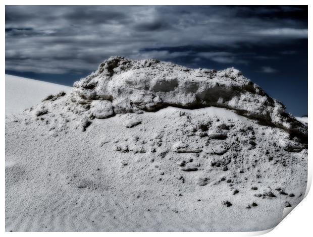 White Sands Print by Mary Lane