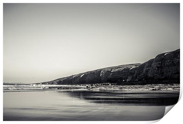 Southerndown Beach Print by lee wilce