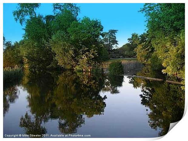 Reflections Print by Mike Streeter