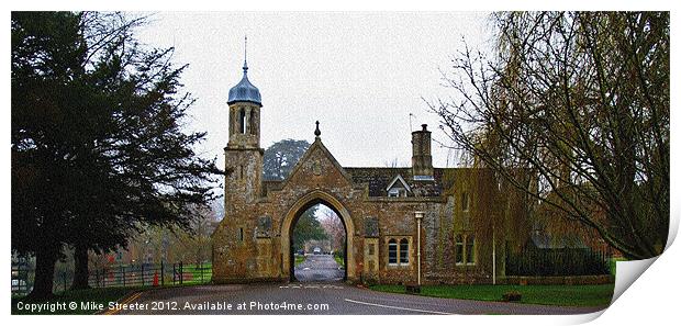 The Gatehouse Print by Mike Streeter