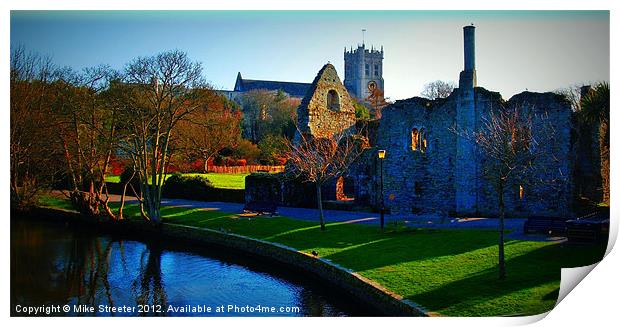 Ruined Gatehouse Print by Mike Streeter